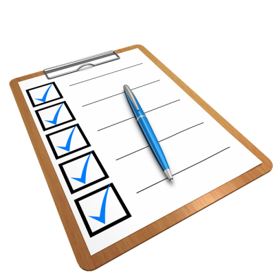 Checkliste Antrag